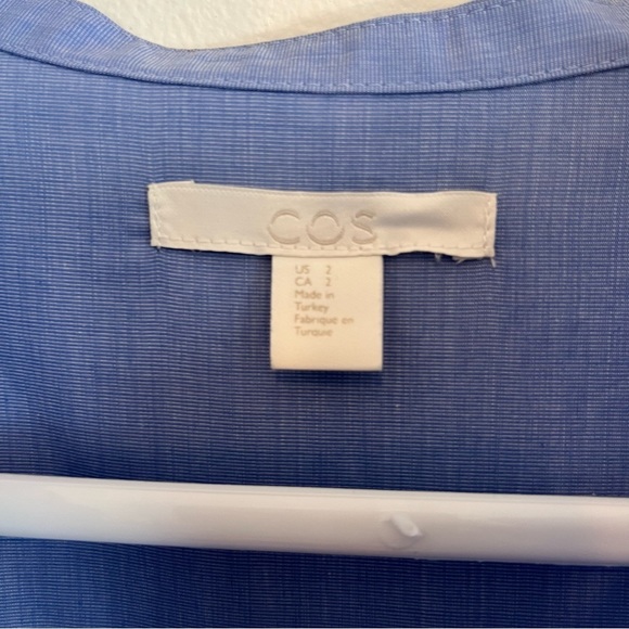 COS mandarin collar oversized dress shirt - Picture 4 of 11